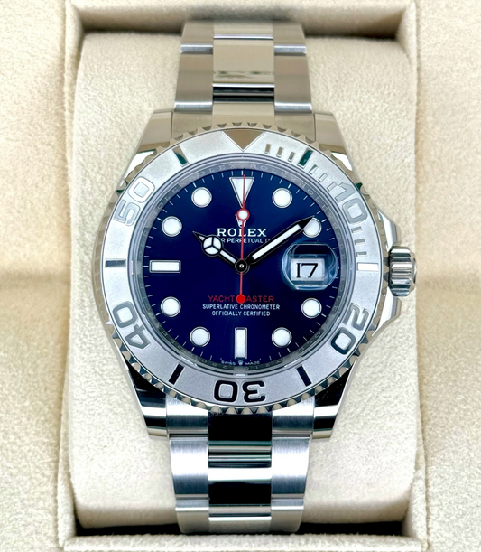 NEW 2024 Yacht-Master Assembled (100) 40mm 126622 Stainless Steel Blue Dial