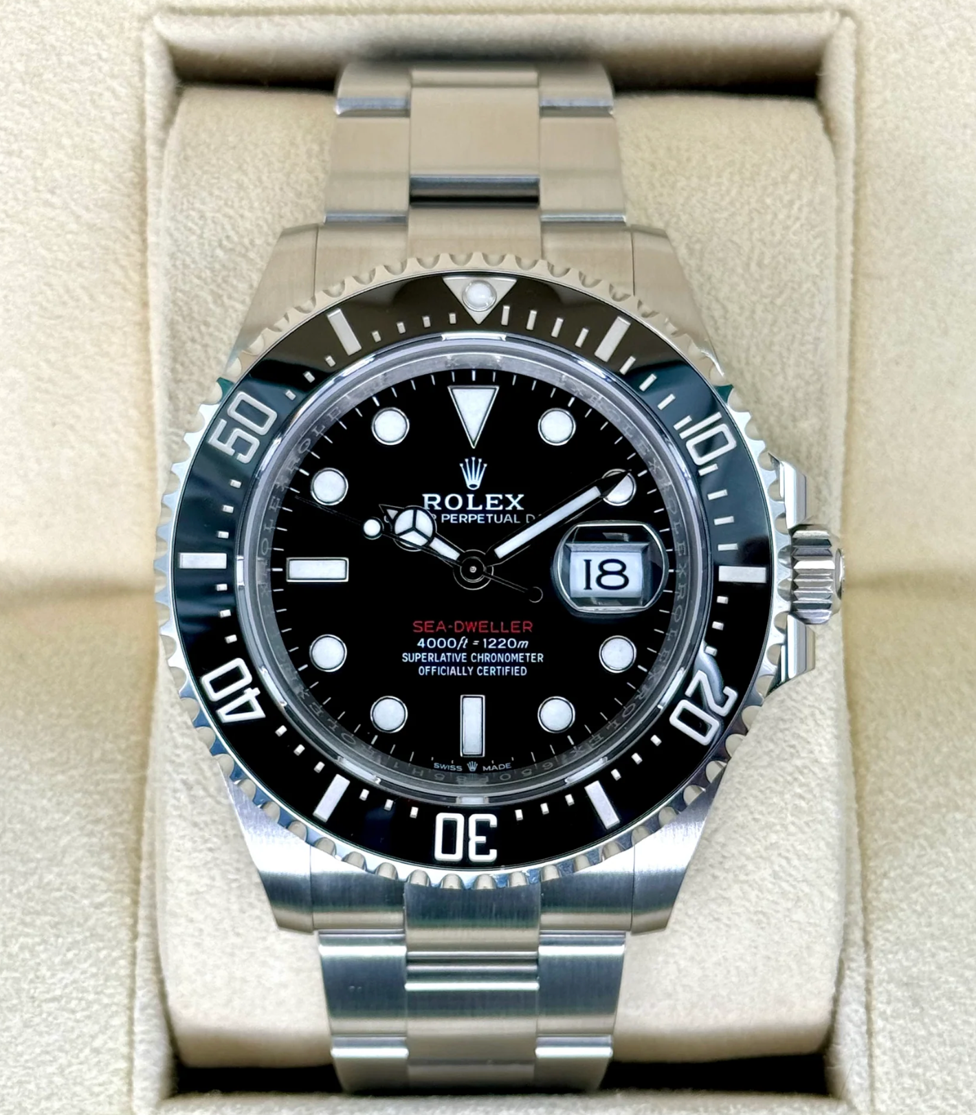 Sea-Dweller Assembled (100) 43mm 126600 Black Dial