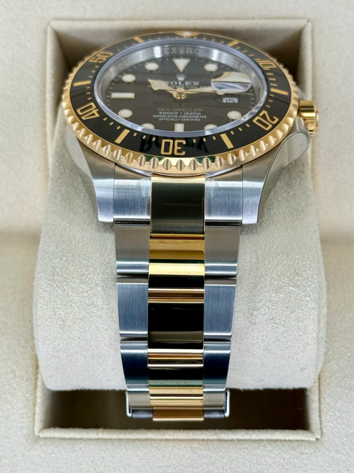 Sea-Dweller Assembled (100) 43mm 126603 Two-Tone Black Dial