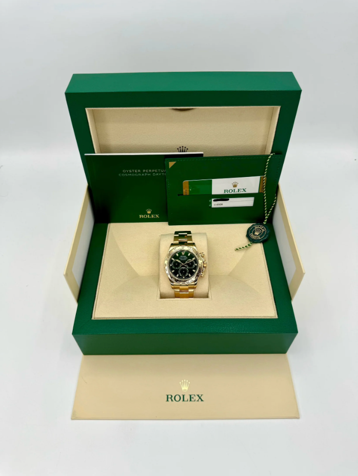 Daytona Assembled (100) 2020 "John Mayer" 40mm 116508 Yellow Gold Green Dial