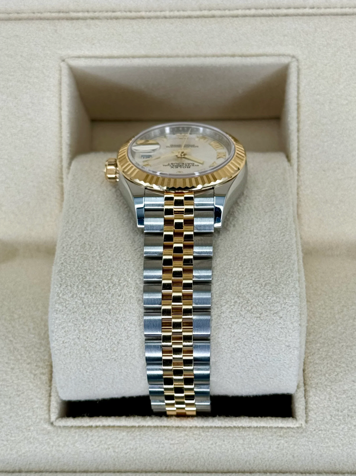 Datejust Assembled (80) NEW 2024 Lady Datejust 28mm 279173 Two-Tone Jubilee Silver Dial