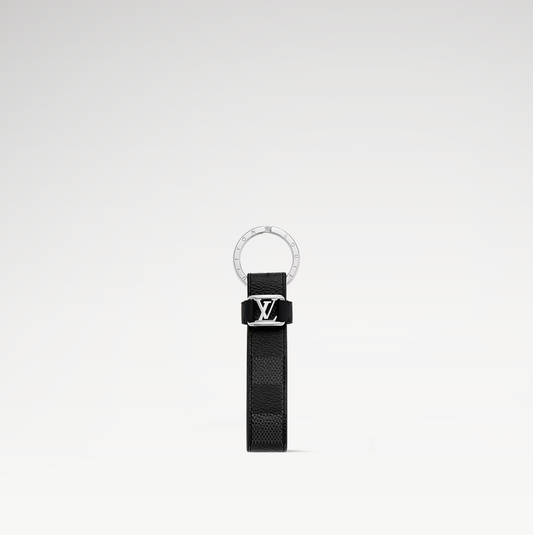 Keychain Dragonne Canvas Black
