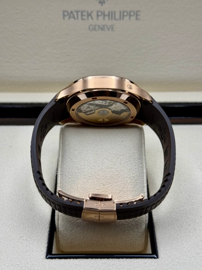 PP Assembled 90% 5968R Aquanaut Chronograph Rose Steel