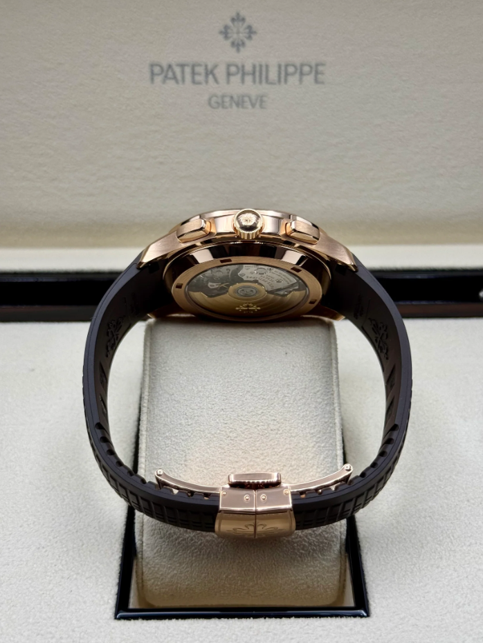 PP Assembled 90% 5968R Aquanaut Chronograph Rose Steel