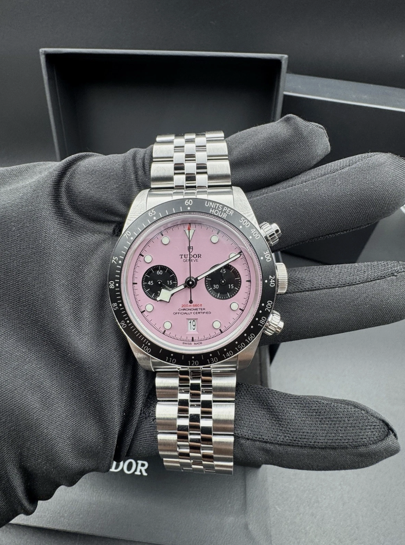 TD Black Bay 79360N 41mm Steel Pink dial Watch