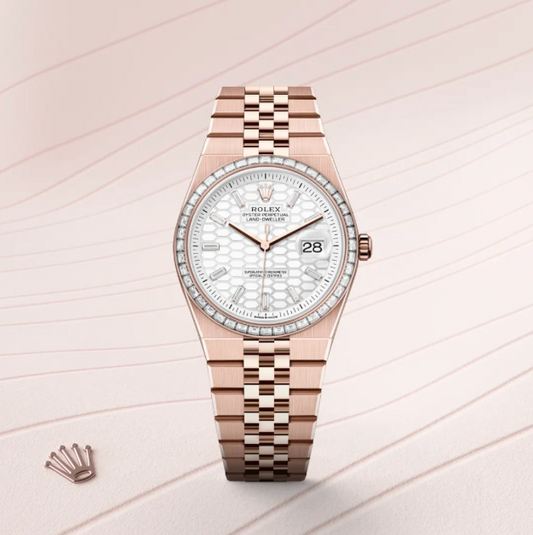 Land-Dweller 80% 36 mm gold-plated Diamond Moissanite