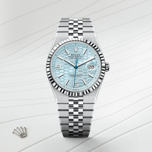 Land-Dweller 80% 40 mm steel-platinum plated