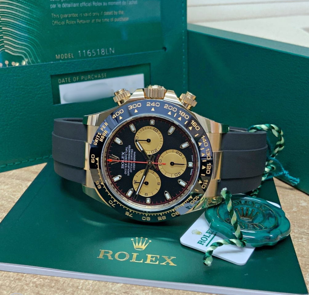 Daytona Assembled 80% oysterflex 116518LN newman dial