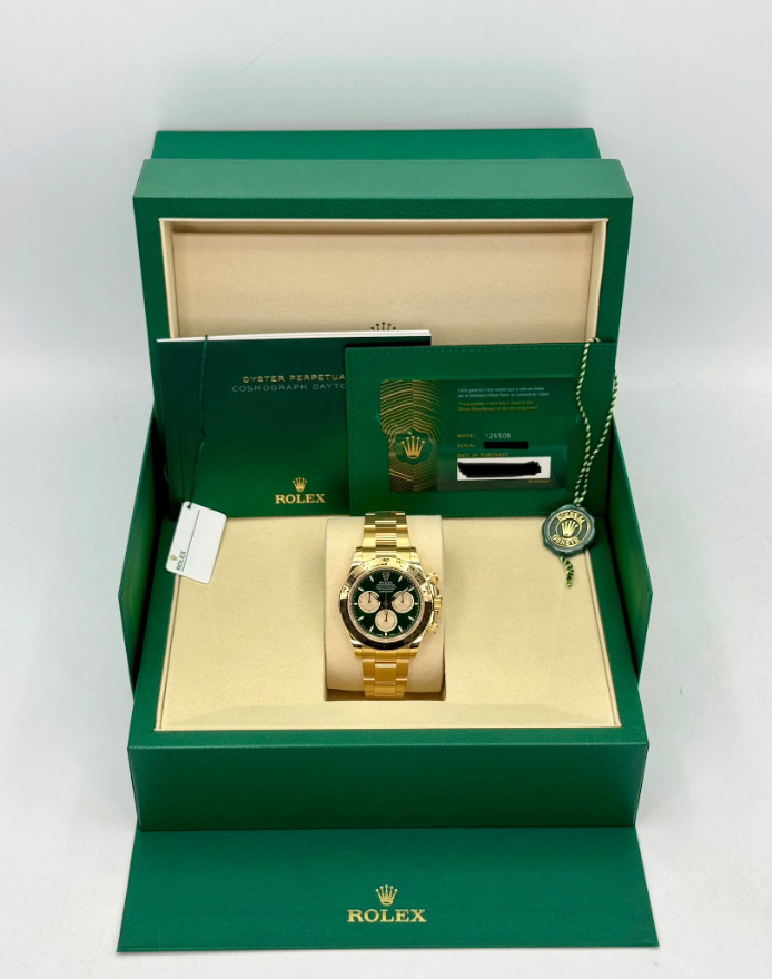 New Daytona 2025 Assembled (100) 40mm 126508LN Green Dial