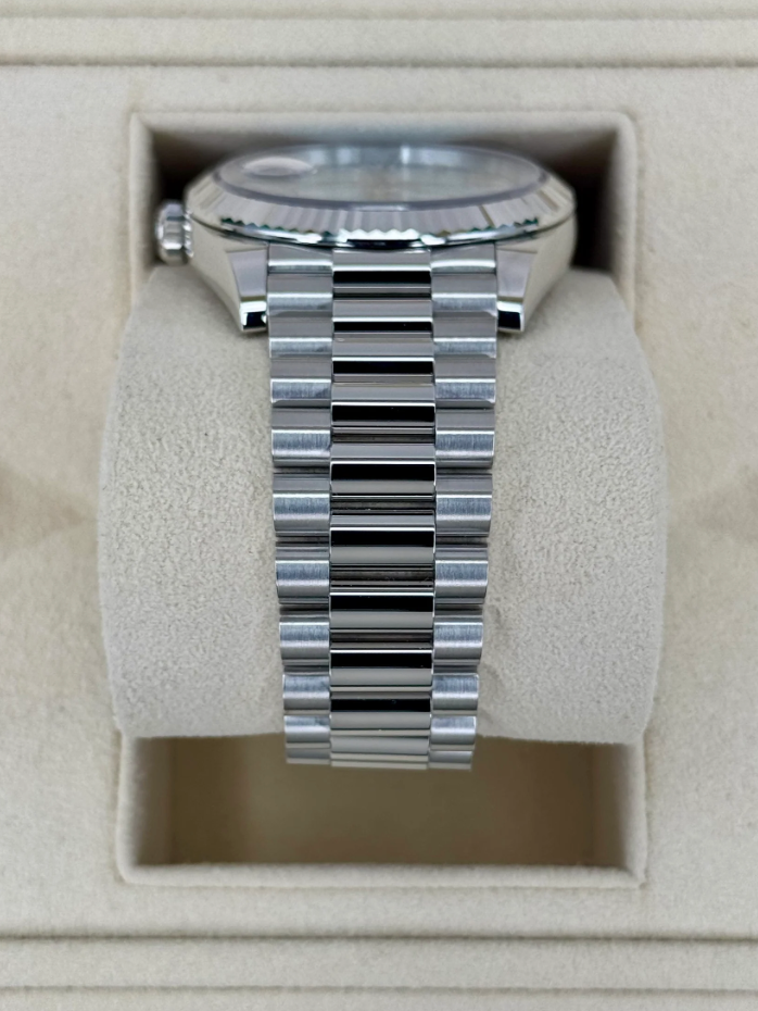 Day-Date Assembled 2025 Platinum 40mm 228236 Ice Blue Roman Dial