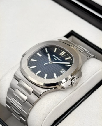 PP NEW 2025 Nautilus Assembled 90% 41mm 5811/1G White plated Blue Dial