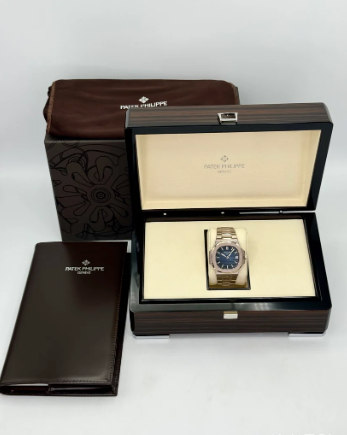 PP NEW 2025 Nautilus Assembled 90% 41mm 5811/1G White plated Blue Dial