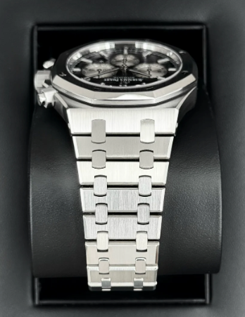 AP Assembled 100% Royal Oak Chronograph 41mm 26331ST Stainless Steel Black Dial