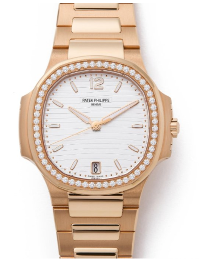 PP ensamblado 90 % 7118 1200r - Nautilus esfera blanca oro rosa 35,2 mm