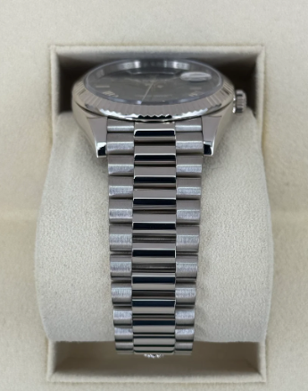 Day-Date Samlet 40mm 228239 Hvidguld Belagt Sort Skive