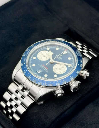 TD Black Bay Chrono 41mm Quadrante Blu 79360B