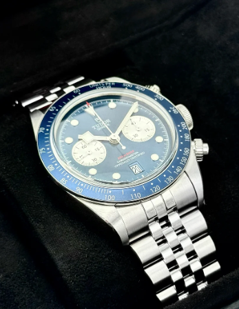 TD Black Bay Chrono 41mm Quadrante Blu 79360B