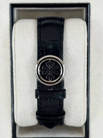 PP Annual Calander 40mm 5205G White Gold Blue Dial (Deployant Buckle)