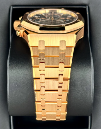 AP Monterad 100% Royal Oak Chronograph 41mm 26240OR Grön urtavla
