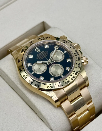 New 2026 Daytona Assembled (100) 40mm 126508 18K Yellow Gold Black Diamond Dial