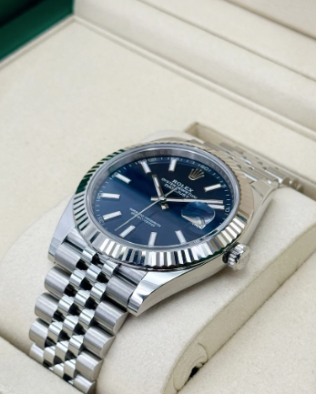 NOUVEAU 2026 Datejust Assemblé (100) 41mm 126334 Acier inoxydable Jubilee Cadran bleu