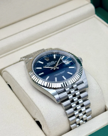 NOUVEAU 2026 Datejust Assemblé (100) 41mm 126334 Acier inoxydable Jubilee Cadran bleu