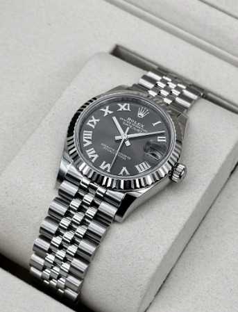 NUOVO 2026 Lady Datejust Assemblato (80) 31mm 278274 Acciaio Inossidabile Cinturino Jubilee Quadrante Grigio
