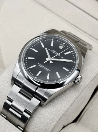 Oyster Perpetual Assembled (100) 39mm 114300 Stainless Steel Black Dial