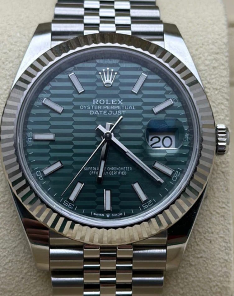 Datejust Assembled (80)  36mm Jubilee Fluted Pattern Green Dial