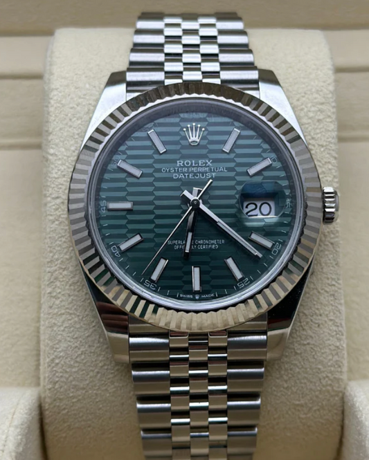 Datejust Assembled (80)  36mm Jubilee Fluted Pattern Green Dial