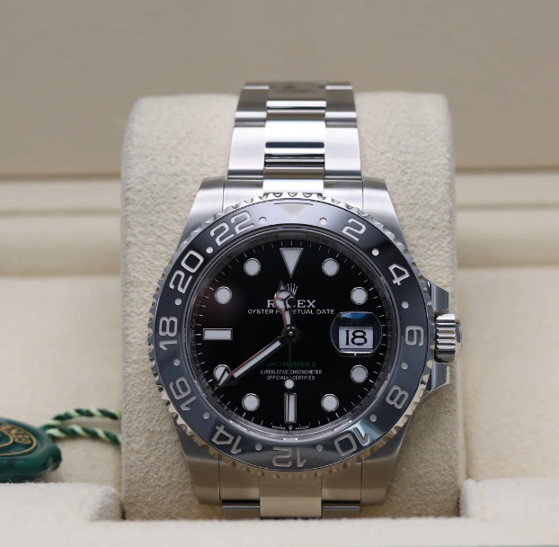 GMT-Master II Assembled (100) "Bruce Wayne" 40mm 126710GRNR Black Dial Oyster