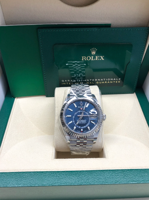 Sky-Dweller Assembled (80)  326934 Stainless Steel Blue jubileè