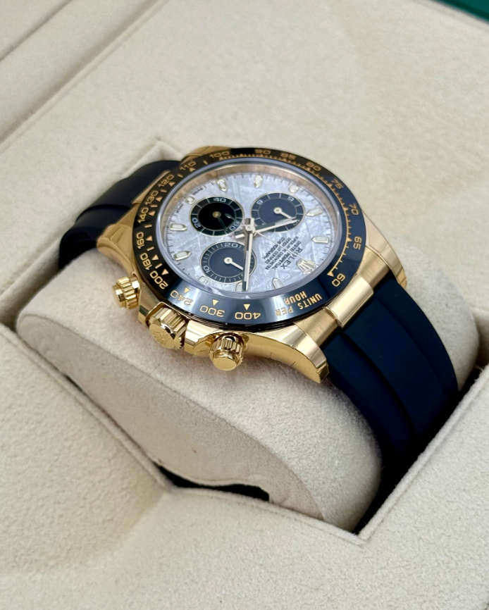 Daytona Assembled 40mm 126518LN Yellow-plated Oysterflex Meteorite Dial