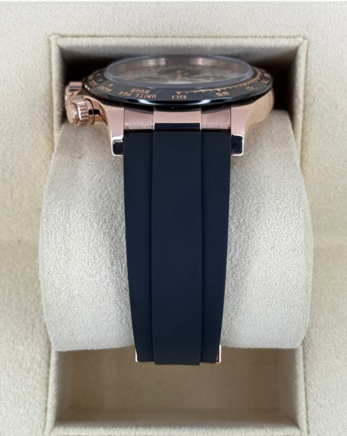 Daytona Assembled 40mm 116515LN Rose-Plated Oysterflex Meteorite Dial