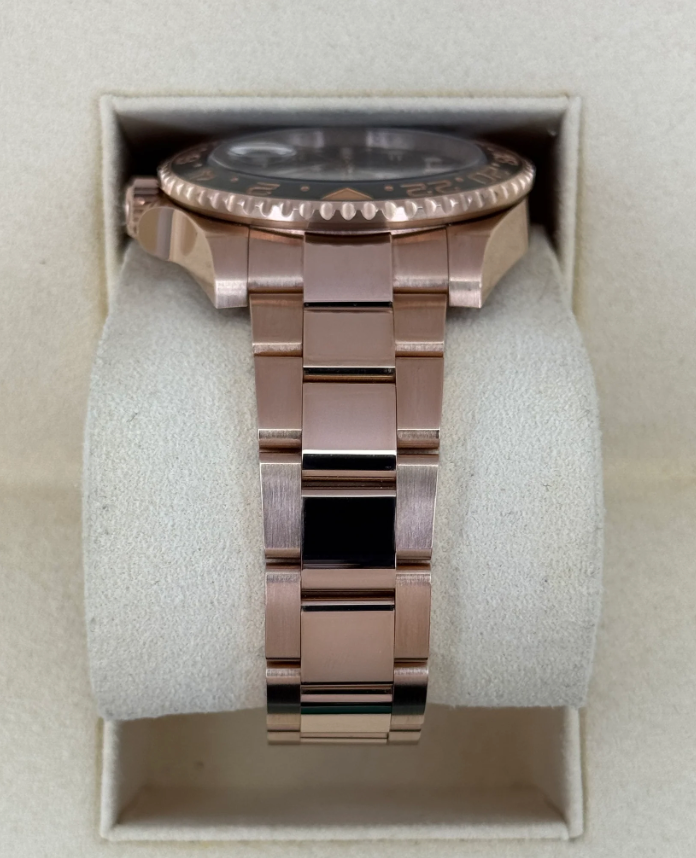 GMT-Master II Assembled (100) "Rootbeer" 40mm 126715CHNR Rose Gold-plated steel
