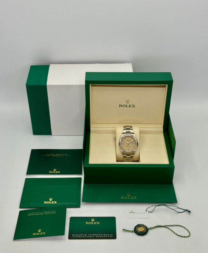 NEW 2025 Oyster Perpetual Assembled (100) 36mm 134300 Beige Dial