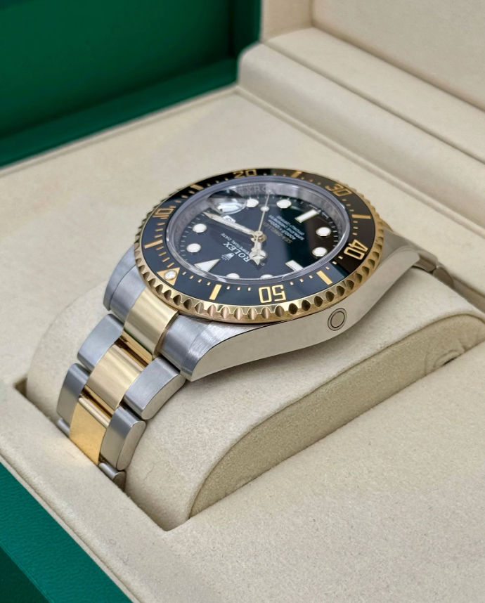 Sea-Dweller Assembled (100) 43mm 126603 Two-Tone Black Dial