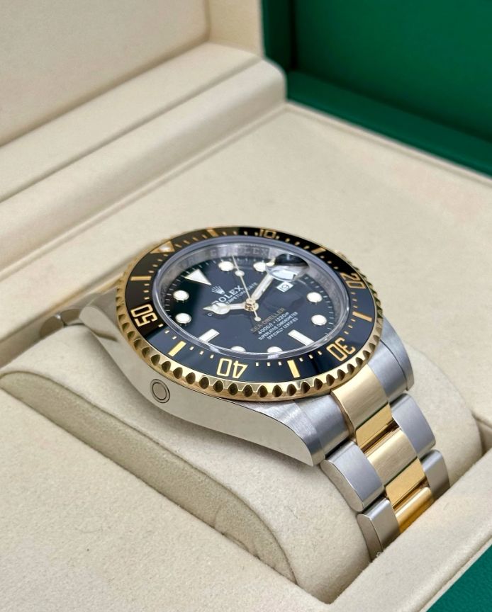 Sea-Dweller Assembled (100) 43mm 126603 Two-Tone Black Dial