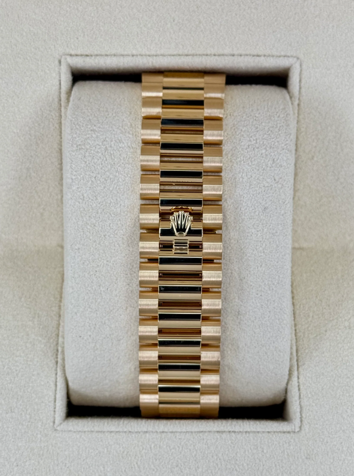 Day-Date Assembled 40mm 228238 Black Diamond Baguette Dial