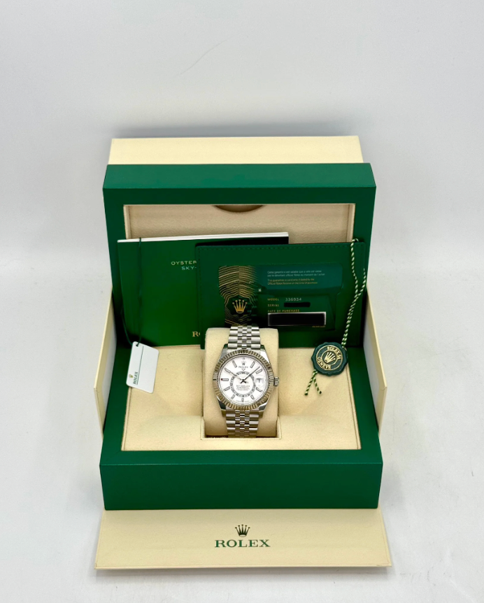 Sky-Dweller Assembled 42mm 336934 Stainless Steel Jubilee White Dial