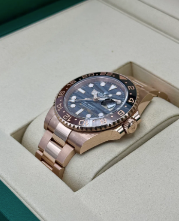 NEW 2025 GMT-Master II Assembled (100) "Rootbeer" 40mm 126715CHNR Tiger Iron Dial