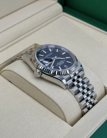 Datejust Assembled (100) 36mm 126234 Stainless Steel Jubilee Black Dial