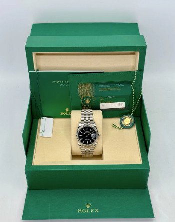 Datejust Assembled (100) 36mm 126234 Stainless Steel Jubilee Black Dial
