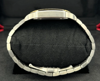 Santos 39.8mm W2SA0009 Two-Tone White Dial