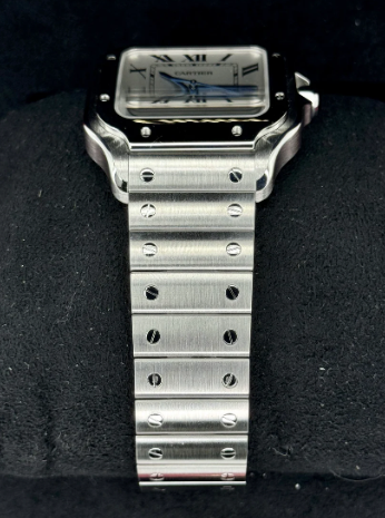 Santos 39.8mm WSSA0018 Stainless Steel White Dial