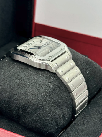 Santos 39.8mm WSSA0018 Stainless Steel White Dial