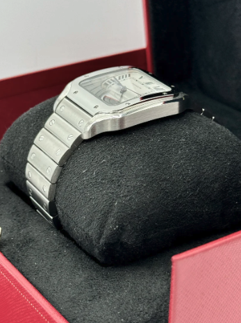 Santos 39.8mm WSSA0018 Stainless Steel White Dial