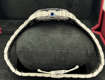 Santos 39.8mm WSSA0018 Stainless Steel White Dial