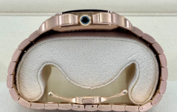 Santos 39.8mm WGSA0018 Rose Gold White Dial