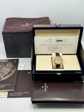 PP Calatrava Assembled 90% 39mm 5227R Rose Gold-Plated Ivory Dial